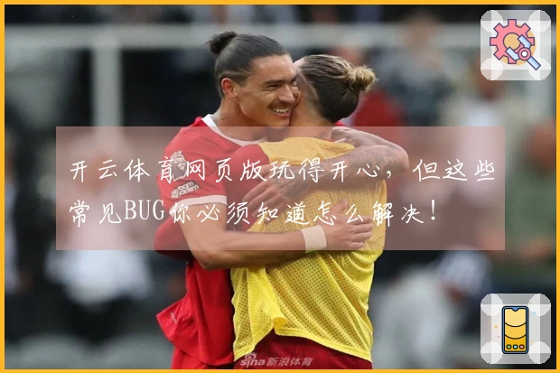 开云体育网页版玩得开心，但这些常见BUG你必须知道怎么解决！